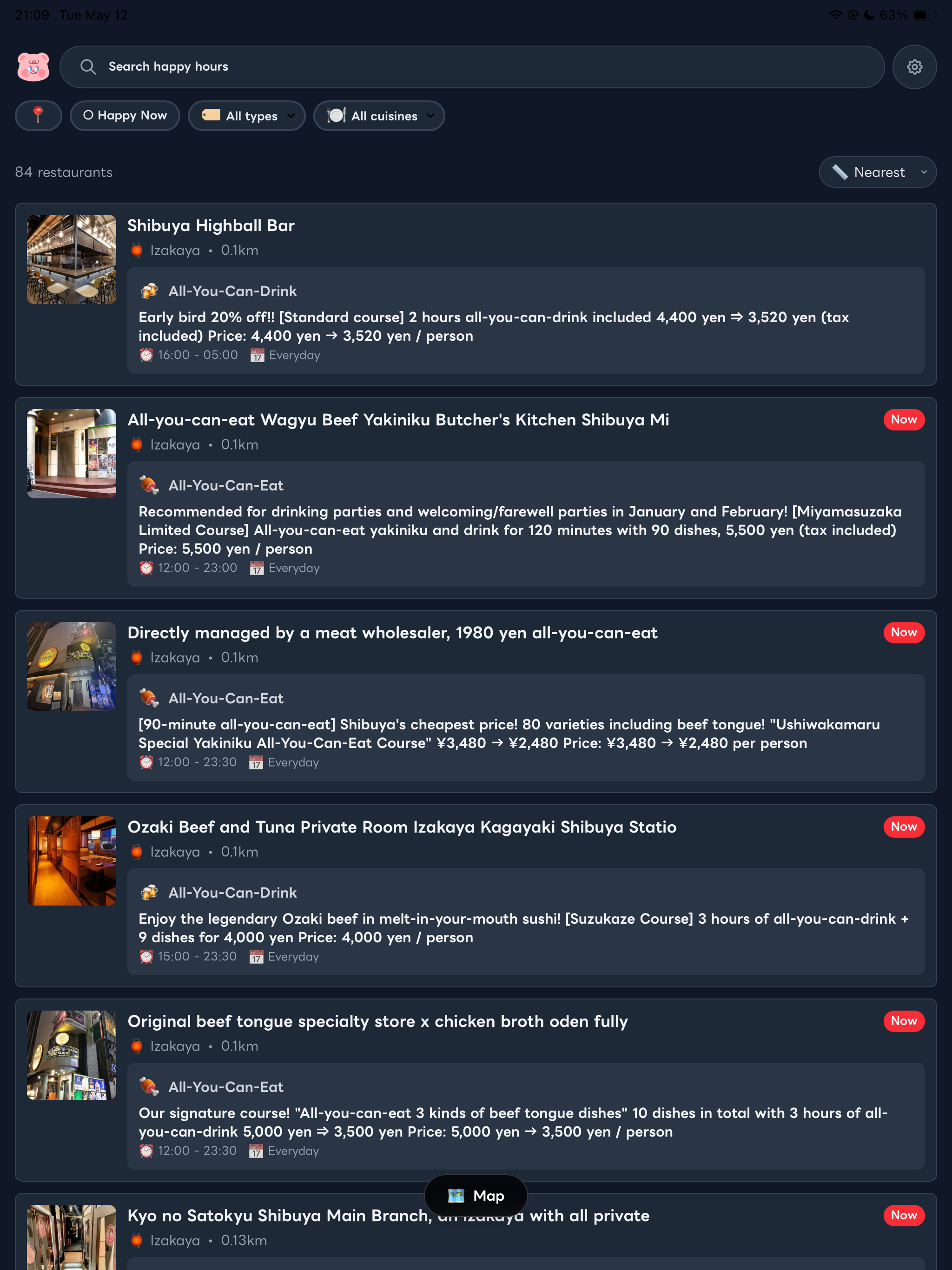 Happy Hour Japan: Find Deals