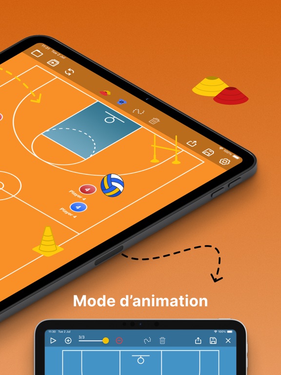 Screenshot #5 pour Planche Tactique: Basketball++