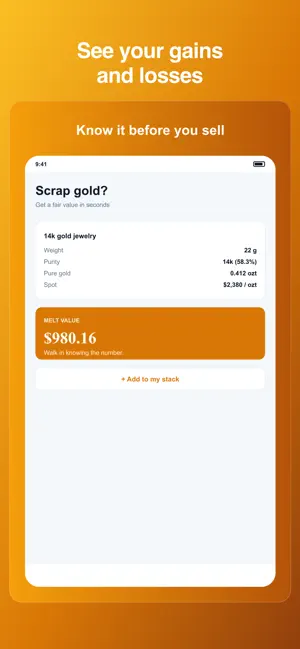 Gold Value Calculator screenshot 3