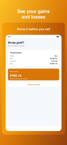 Gold Value Calculator Screenshot 3 of 4