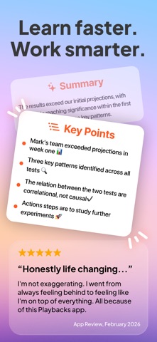Playbacks: AI Note Taker screenshot
