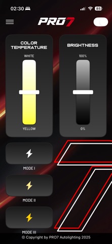 PRO7 Light screenshot