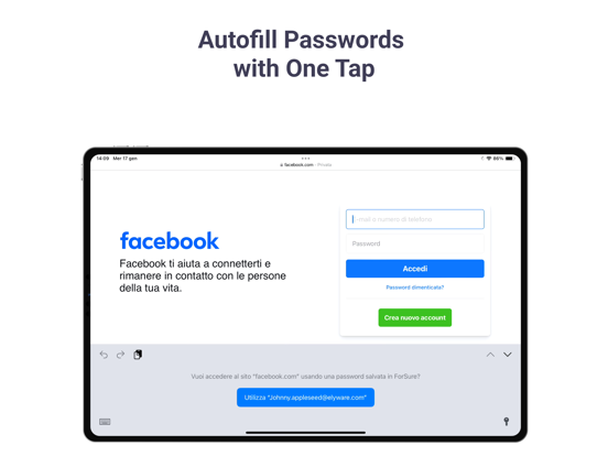 ForPassword - Password Manager iPad screenshot