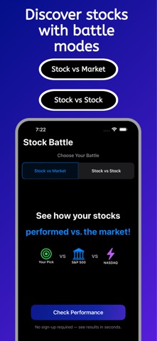 Stock Battle: Compare Stocks iPhone screenshot