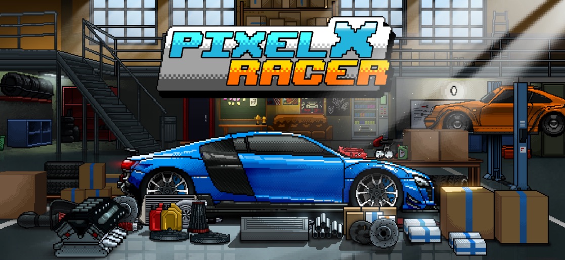 Drag Racing : Pixel X Racer screenshot