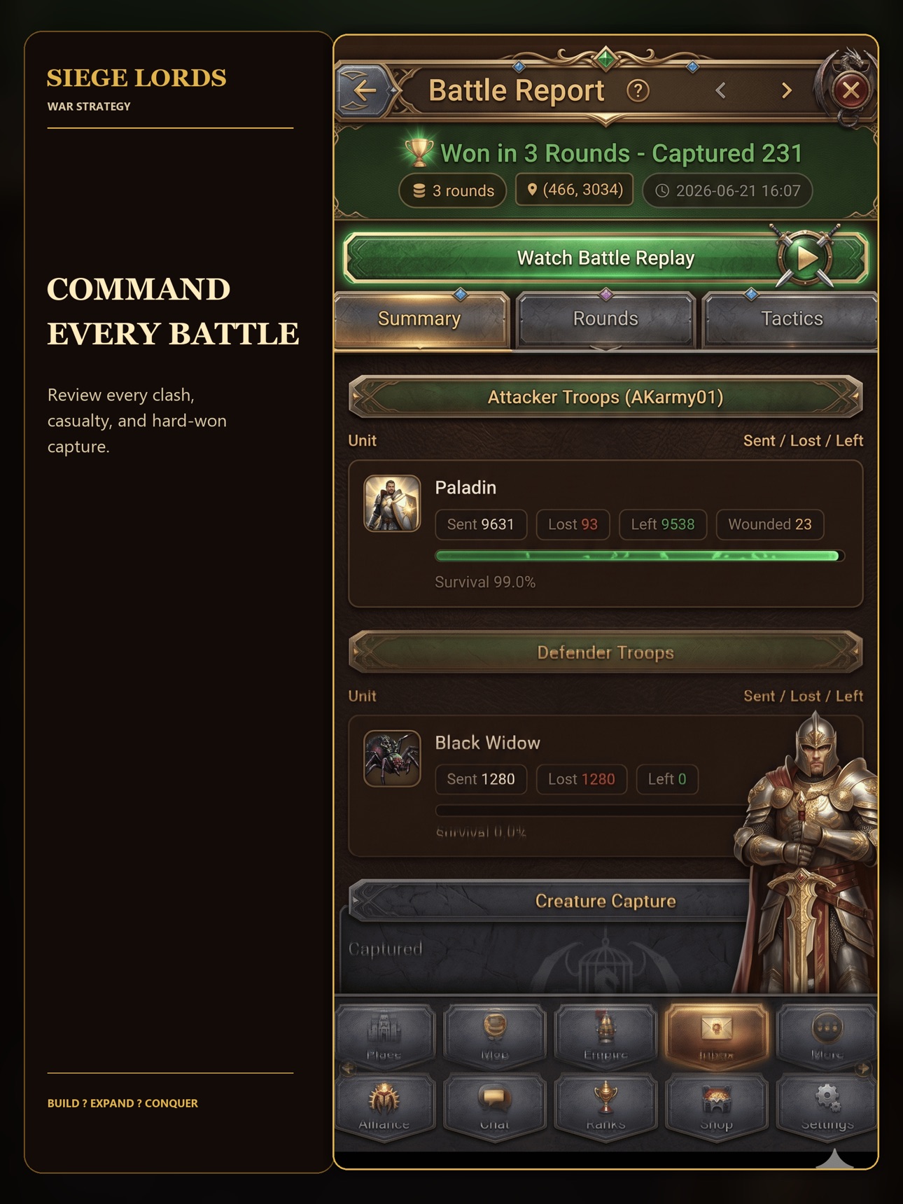 Screenshot 9 of Siege Lords: MMO War Strategy