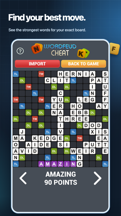 Solve WordFeud Cheat app screenshot 2