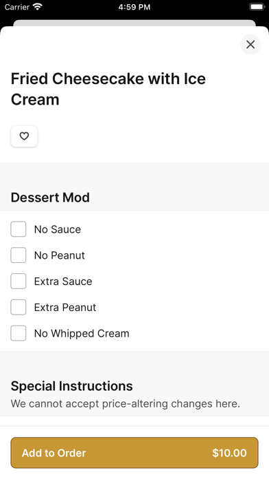 365 Thai & Sushi iPhone screenshot 4 - Food & Drink app