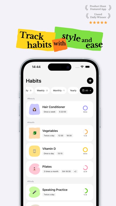 Habitie: Goal & Habit Tracker Screenshot