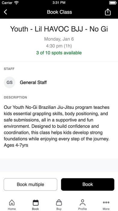 HAVOC MMA screenshot