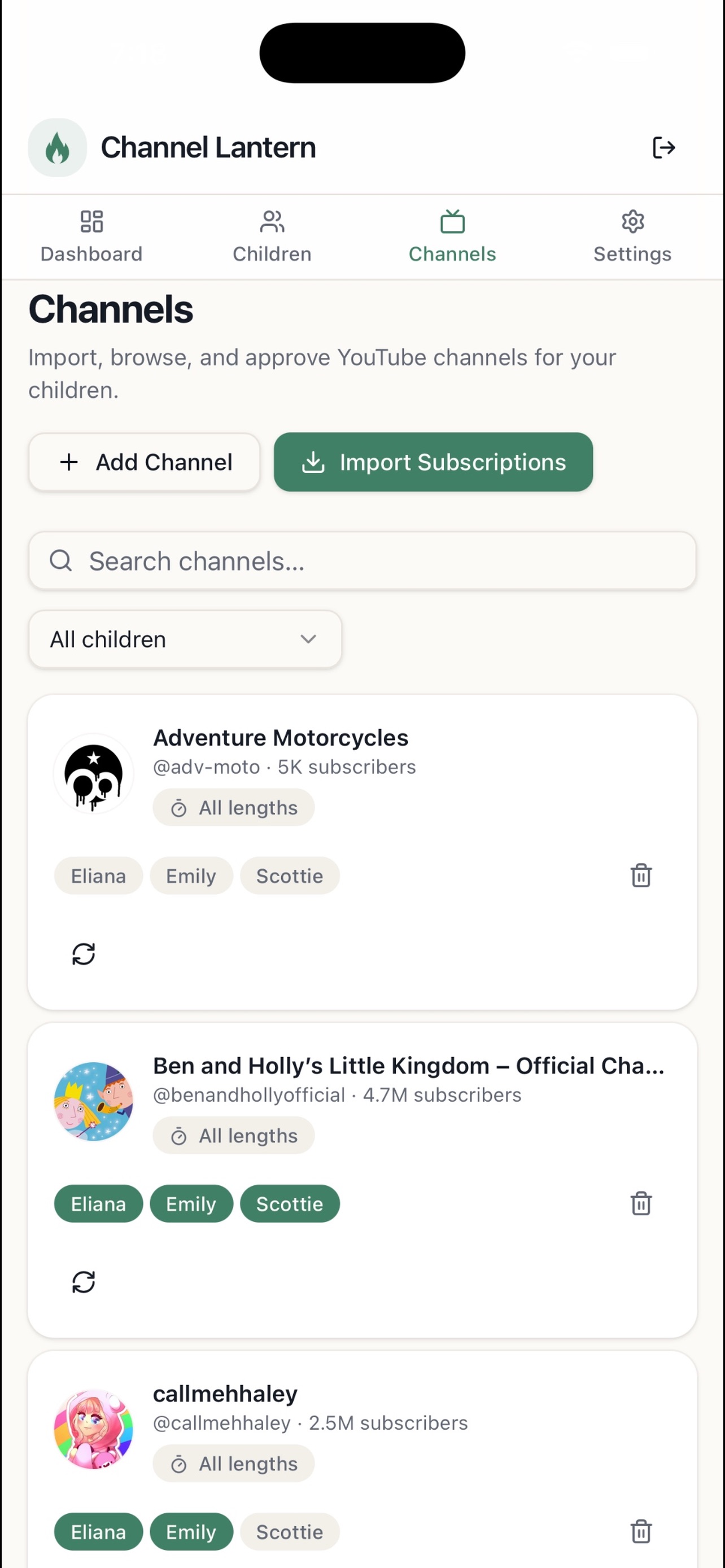 Screenshot 2 of Channel Lantern