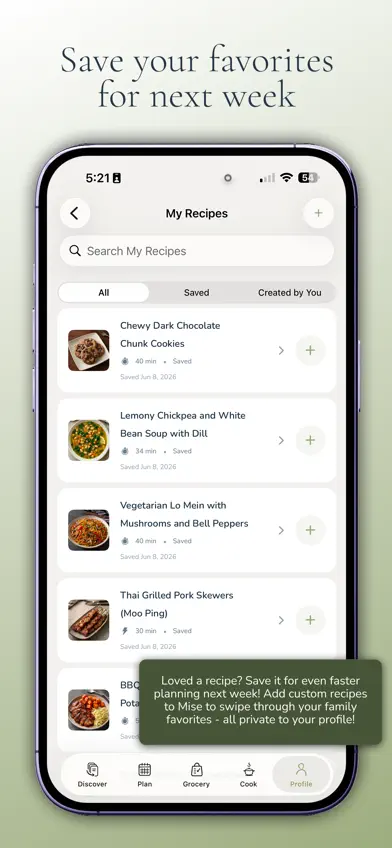 Mise: Meal Plan & Grocery List screenshot 5