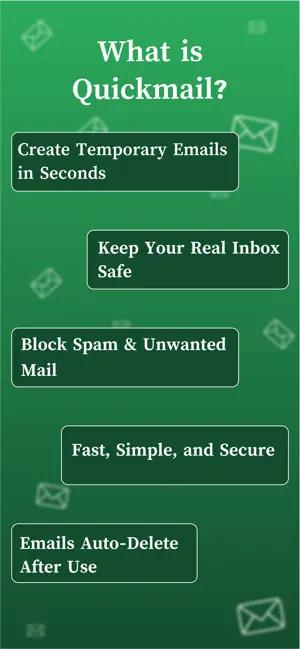 Quickmail Disposable Mailbox screenshot 1