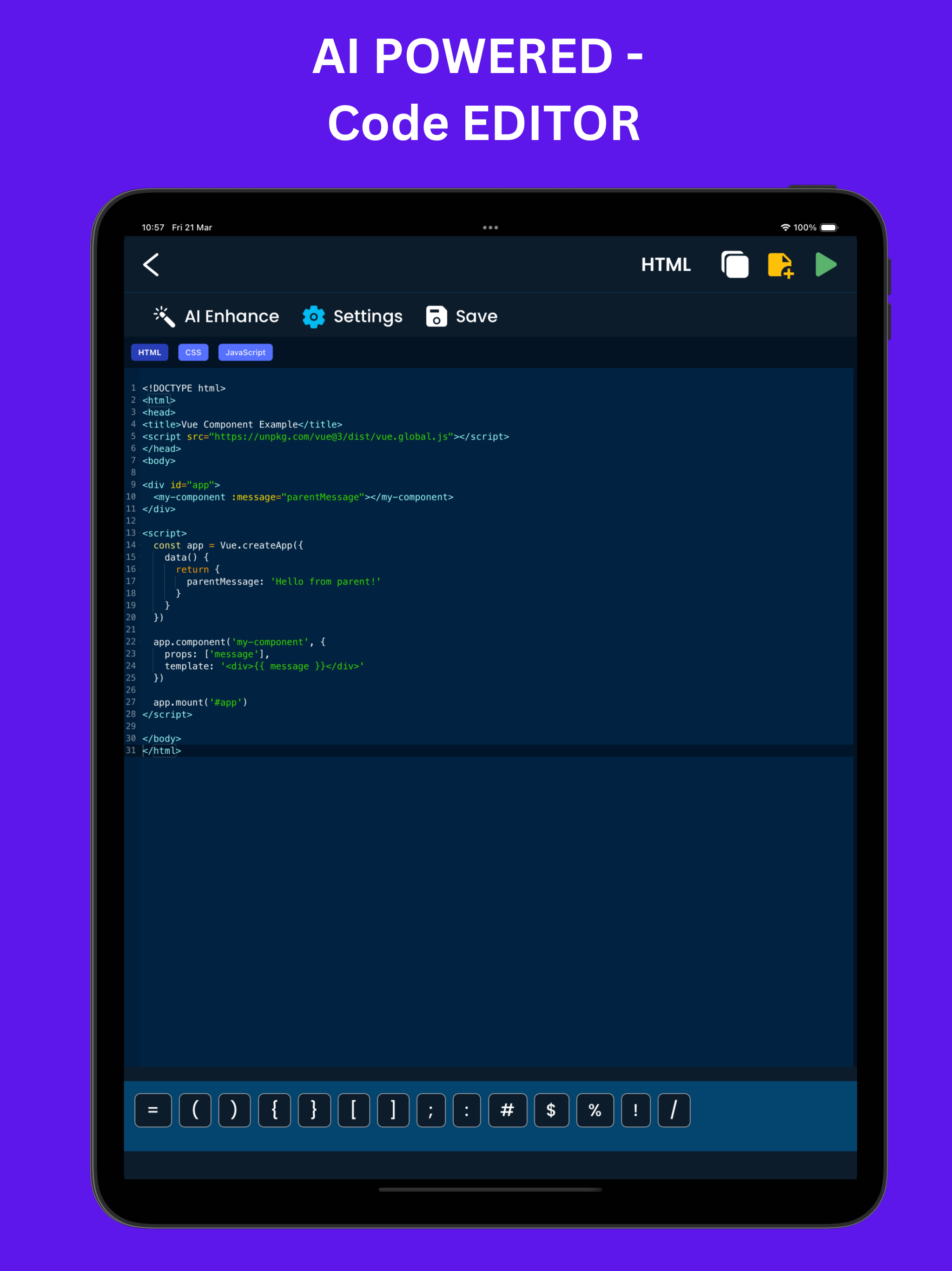 Learn Vue: Code & Build
