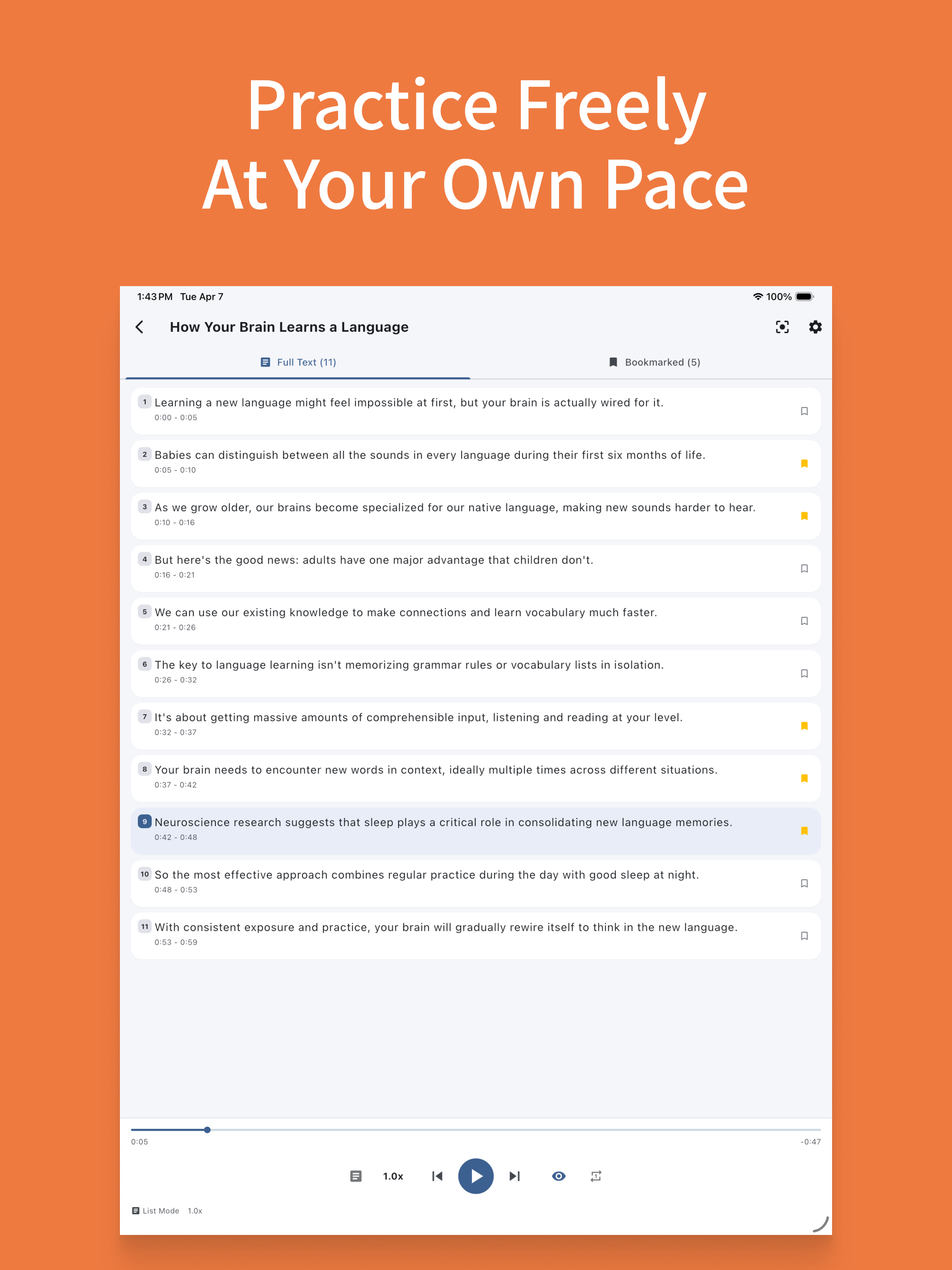 Echo Loop: English Fluency