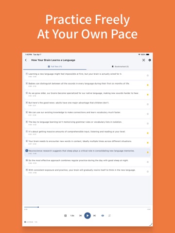 Echo Loop: English Coach iPad screenshot