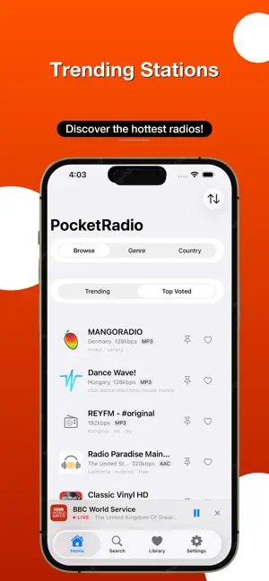 PocketRadio - Live FM Radio screenshot 3