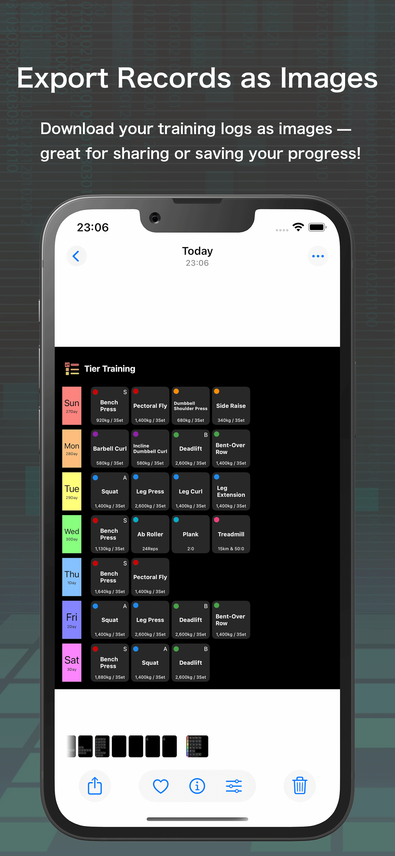 Tier Training - Smart Workouts
