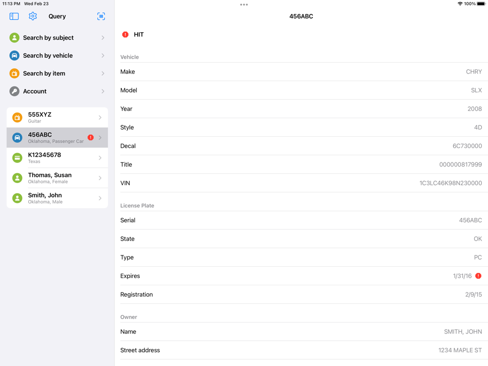 #1. GeoSafe Query (iOS) 由: GeoSafe Inc.