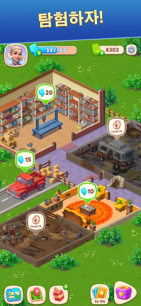 Road Trip: Merge Family Games! iOS Mod IPA screenshot 2 - iOS game interface