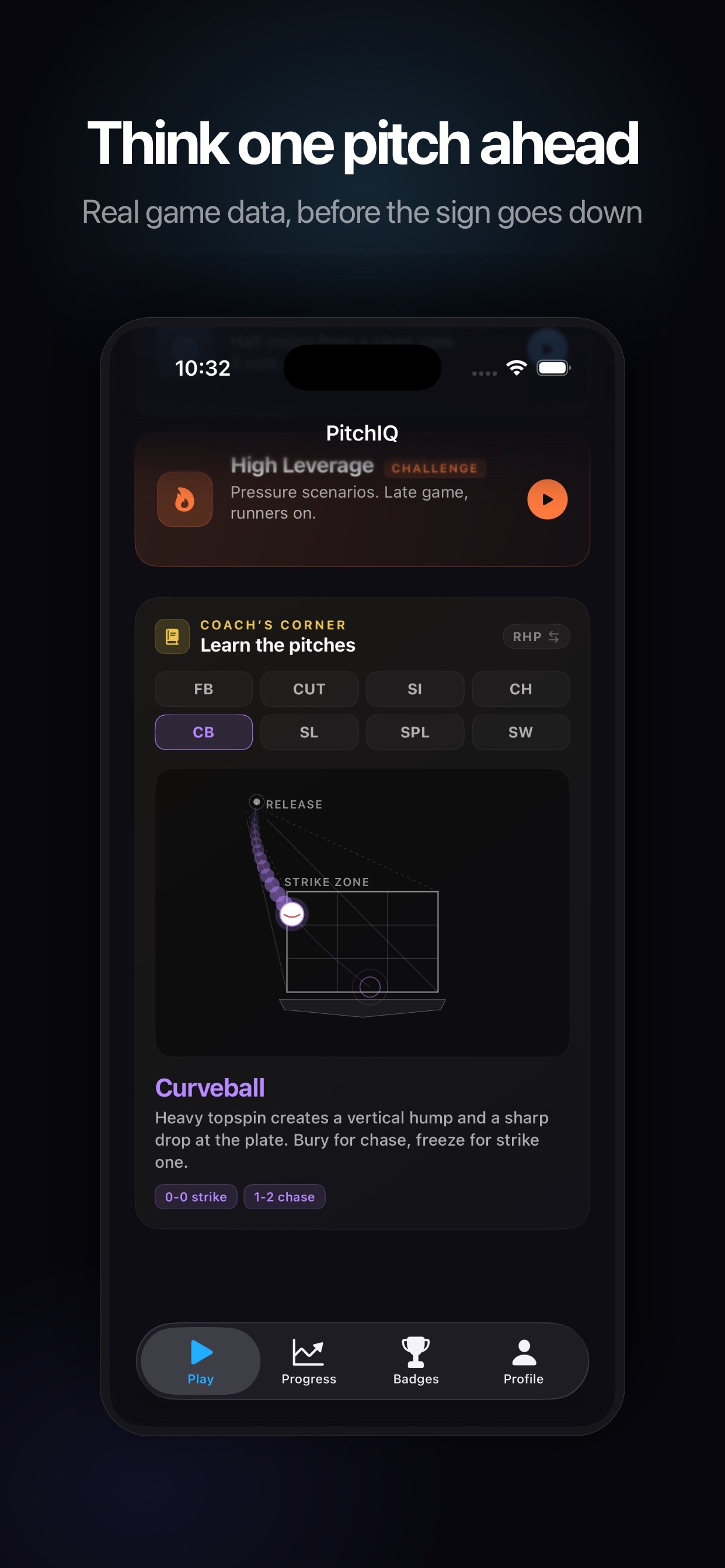 Screenshot 3 of PitchIQ: Baseball Pitch Caller