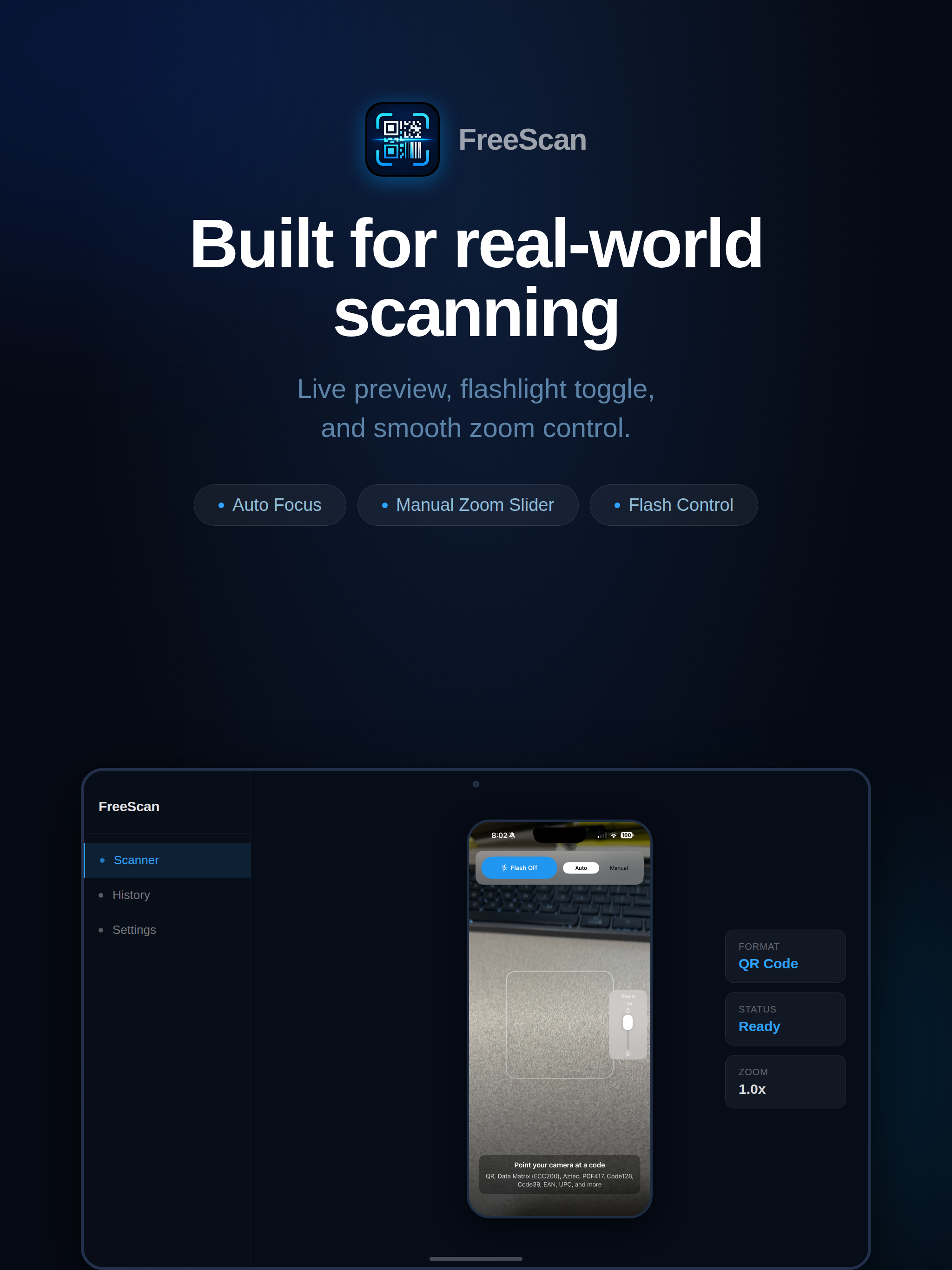 FreeScan Code Scanner screenshot 8