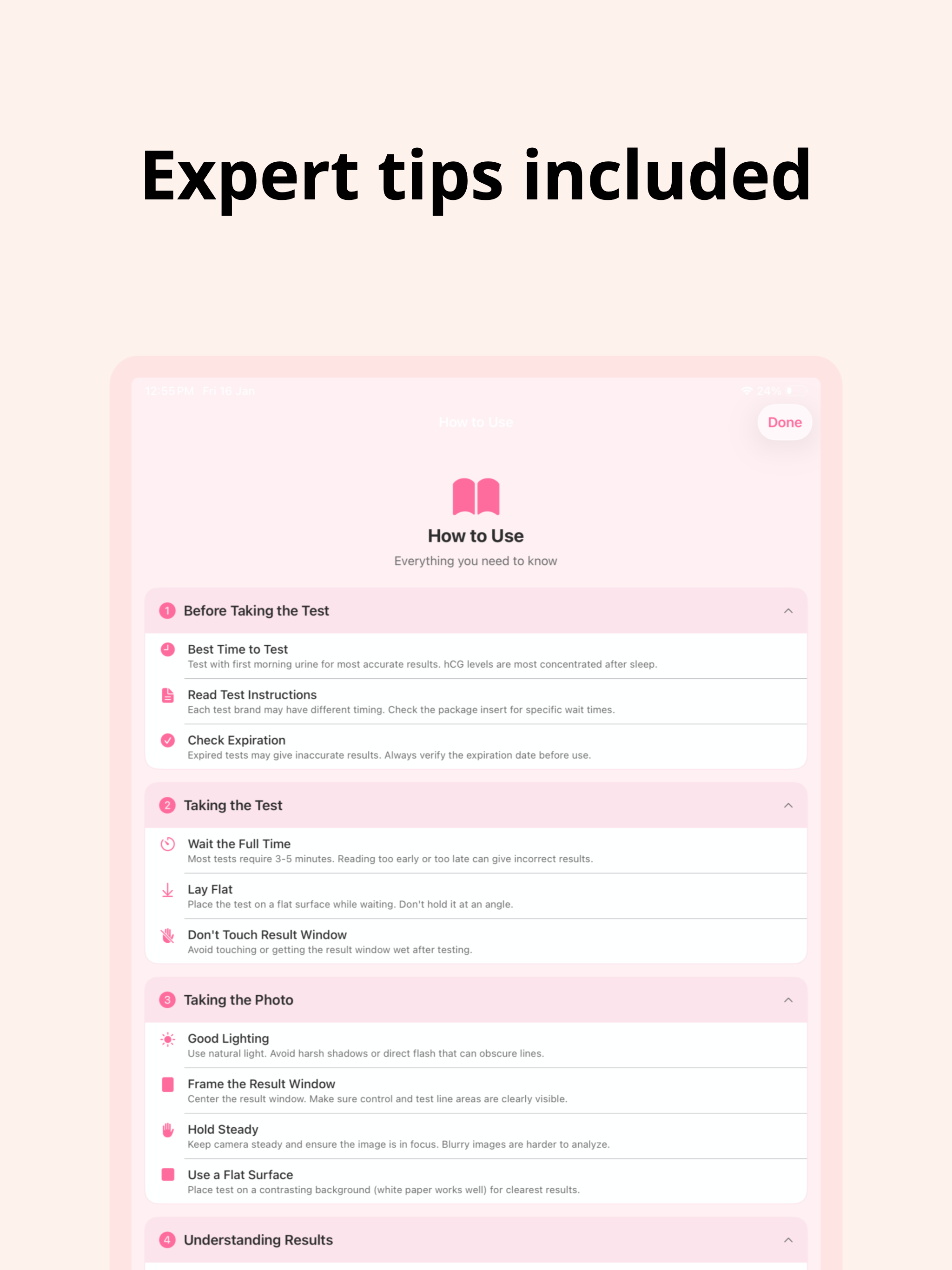 Pregnancy Test Checker: Linify