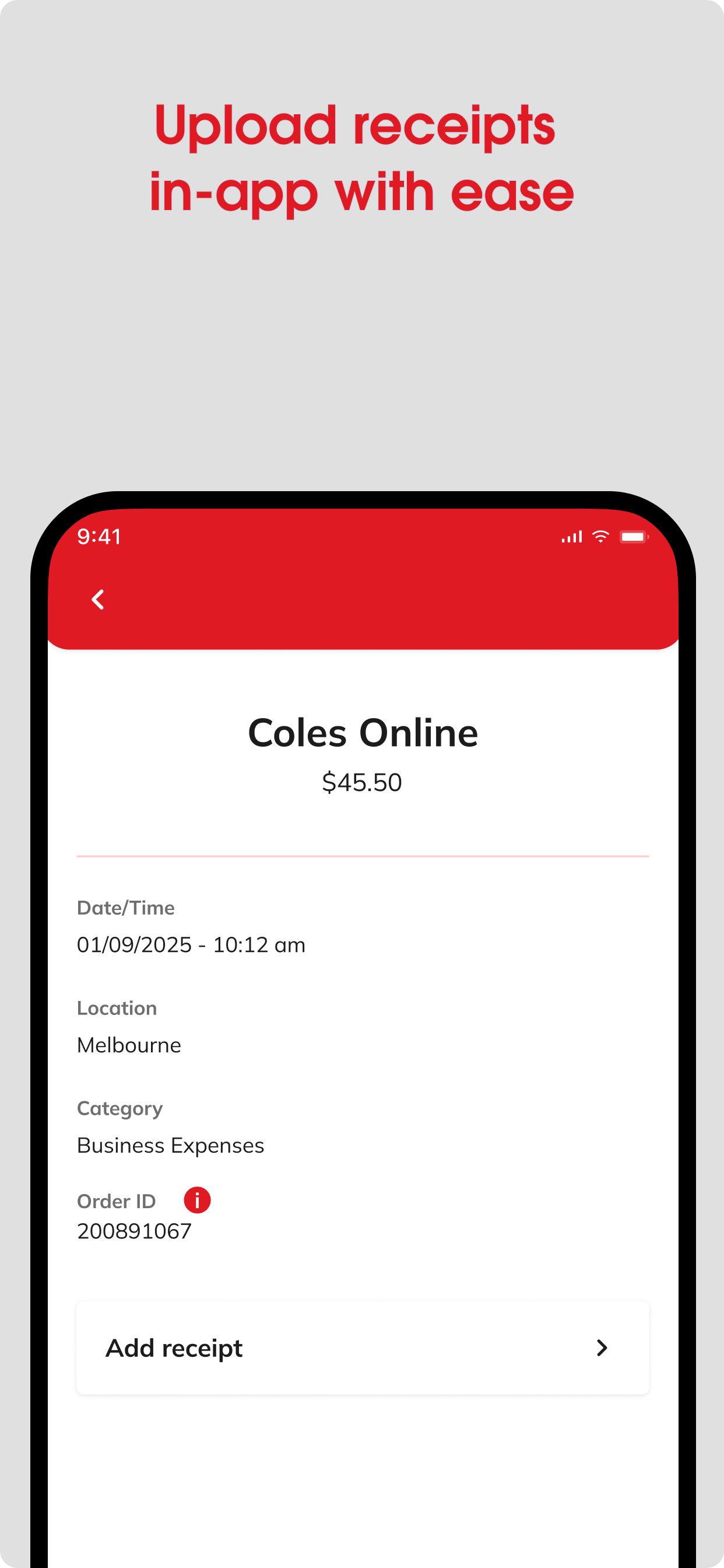 Coles for Business Credit