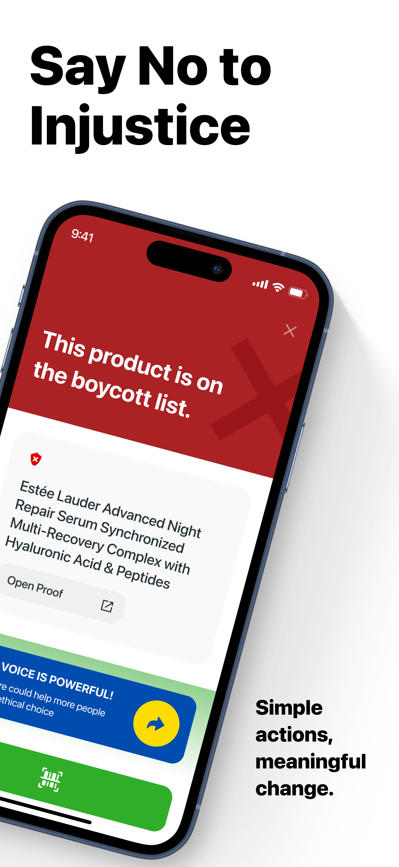 NoBuy: Scan Barcode Boycott