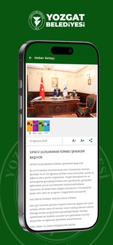 Yozgat Belediyesi Mobil iPhone screenshot