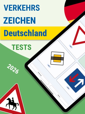German Road Signs Test 2025 iPad screenshot