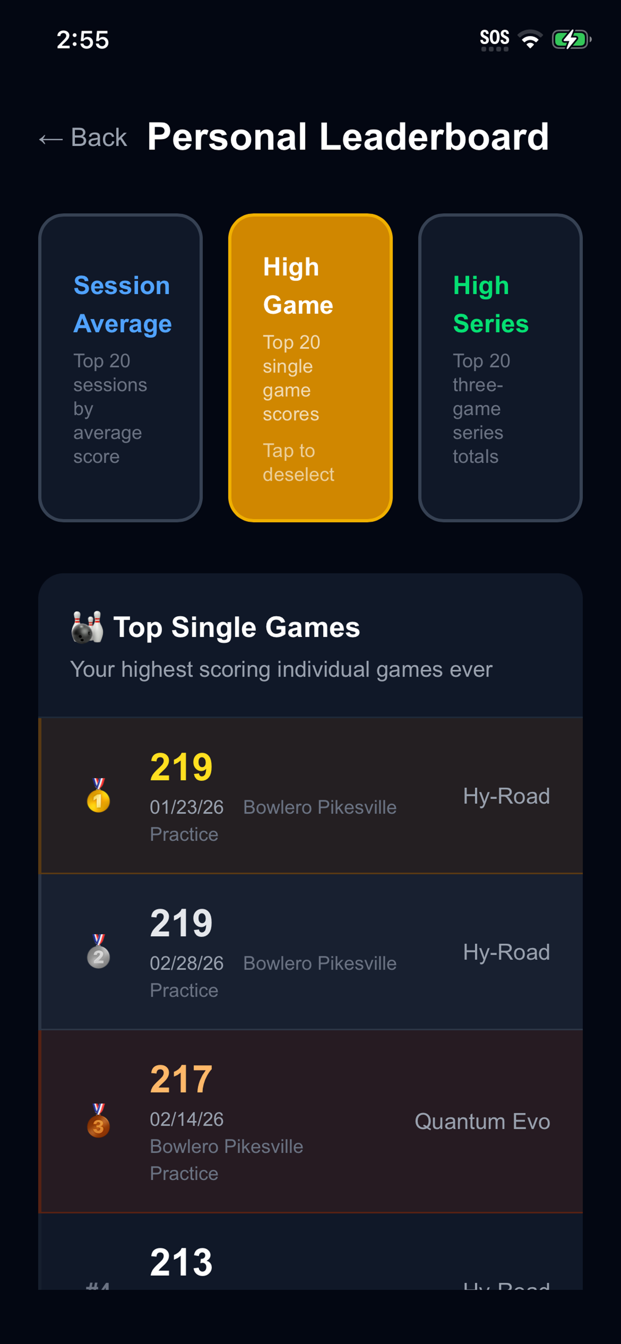 BowlBook Pro screenshot 4