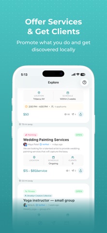 InnerCircle: Work, Hire & Earn iPhone screenshot