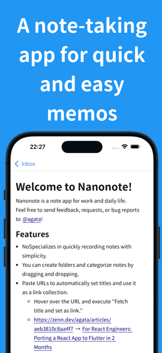 Nanonote Pro Screenshot 1 of 5