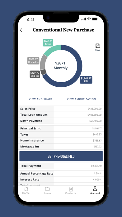 Fortera Home Loans Screenshot