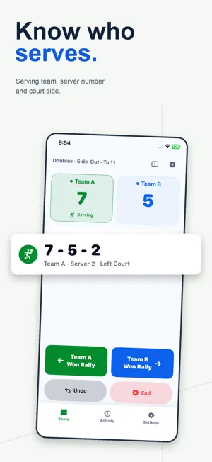 Pickleball Score Keeper - Dink screenshot 2