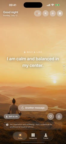 Mantra Daily Affirmations Screenshot 1 of 5