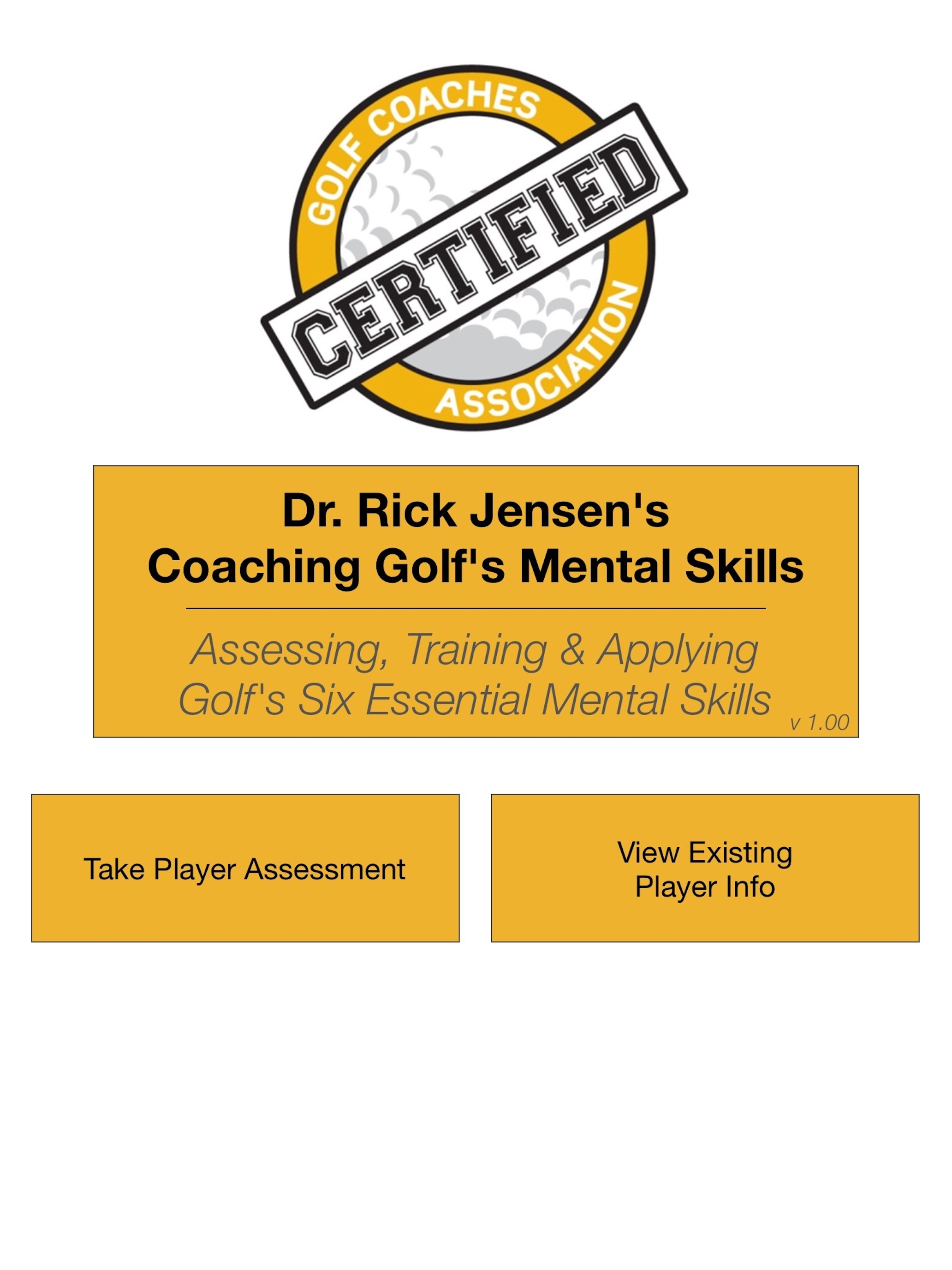 Coaching Golf's Mental Skills screenshot 5