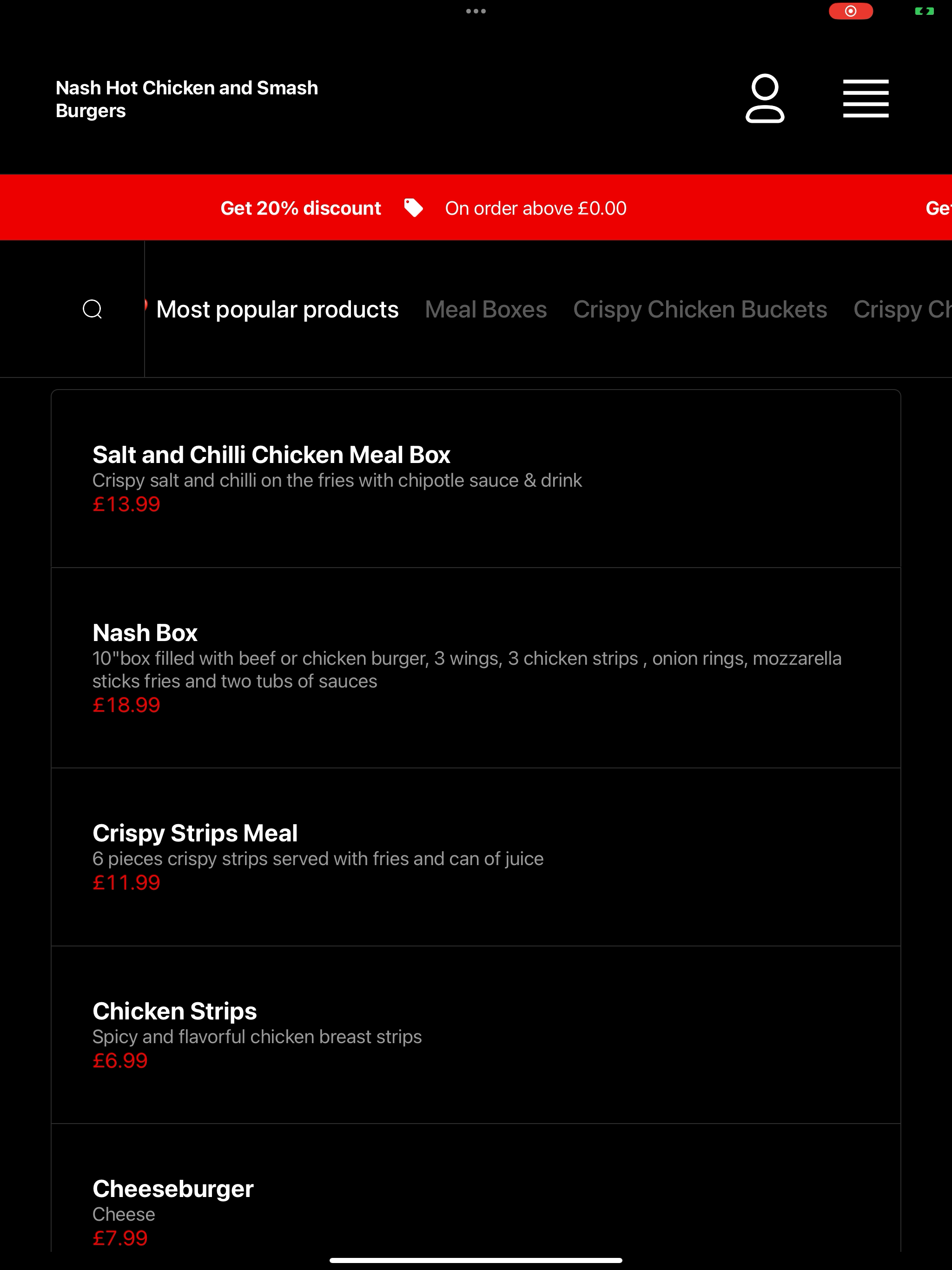 Nash Hot Chicken and Smash Bur screenshot 14