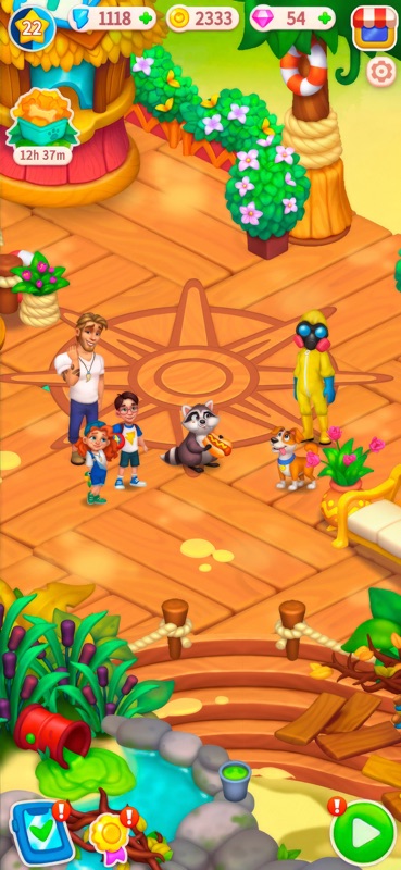 Secrets of Paradise Merge Game screenshot 1