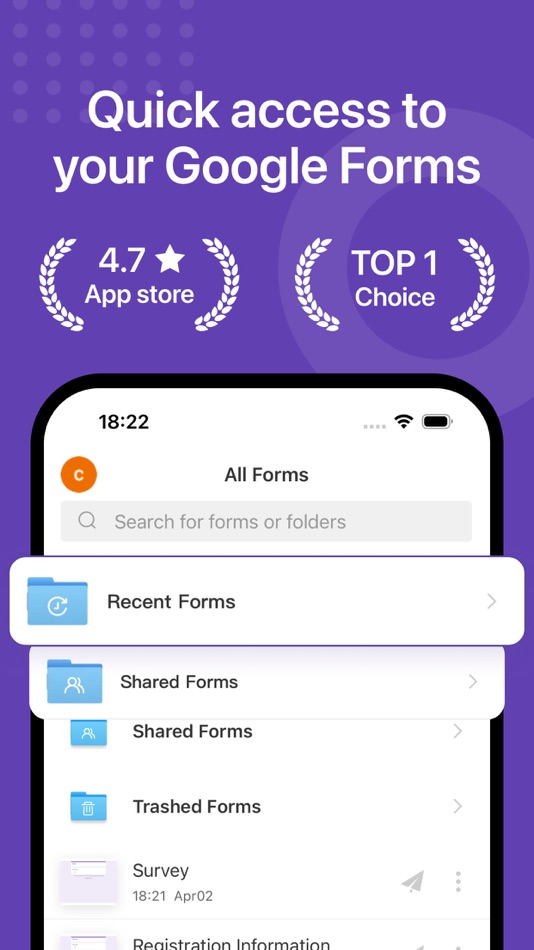 #1. Forms for Google Docs (iOS) โดย: Aurora Innovation
