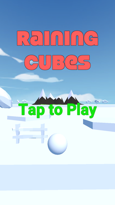 Raining Cubes Screenshot