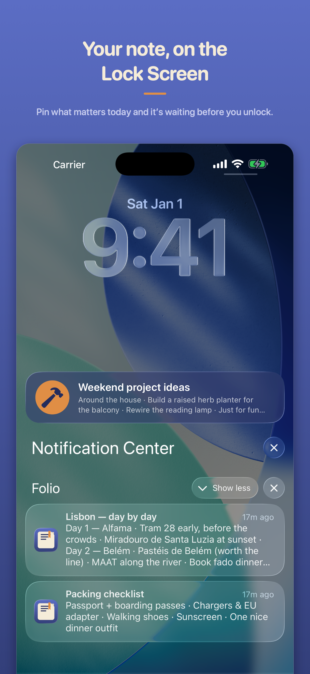 Folio: Notes & Pins screenshot 3