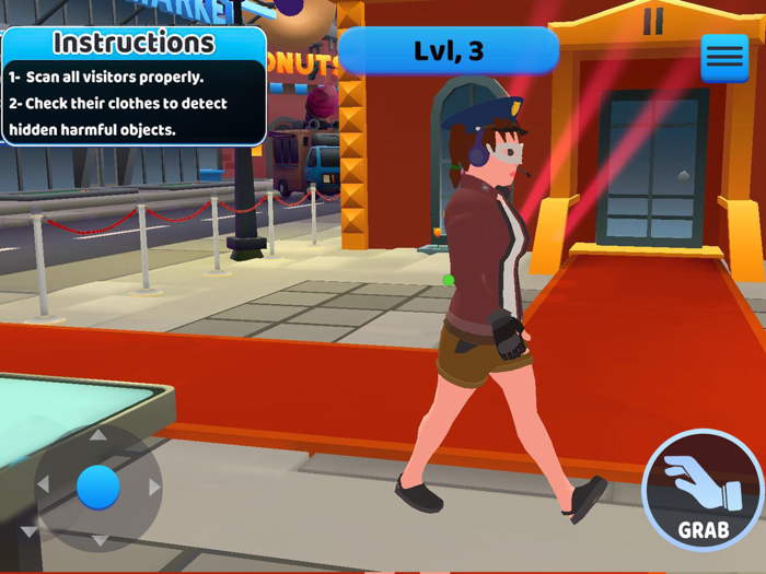 Party Club Security Game