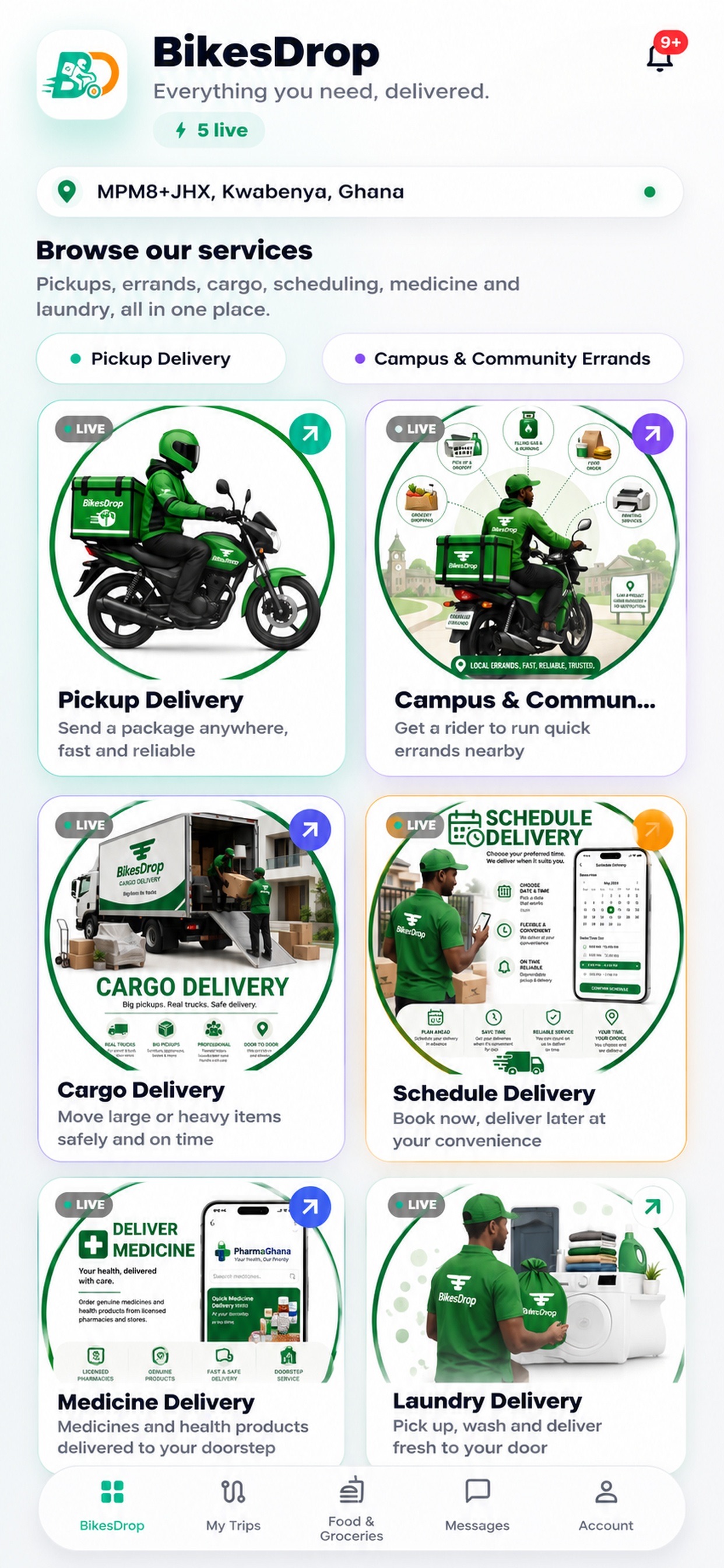 Screenshot 1 of BikesDrop