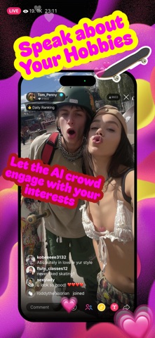 LivePop - AI Live Simulator screenshot