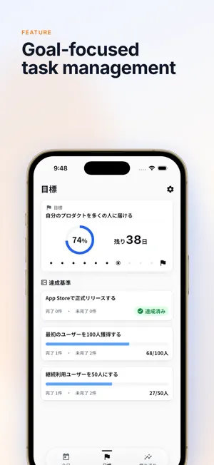 OneObjective - Goal&Tasks screenshot 1