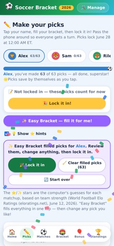 Global Soccer Bracket 26 screenshot