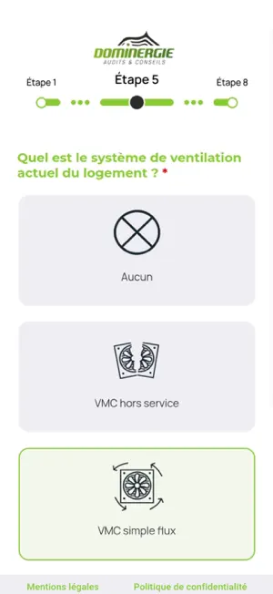 Dominergie - Simulateur aides screenshot 4