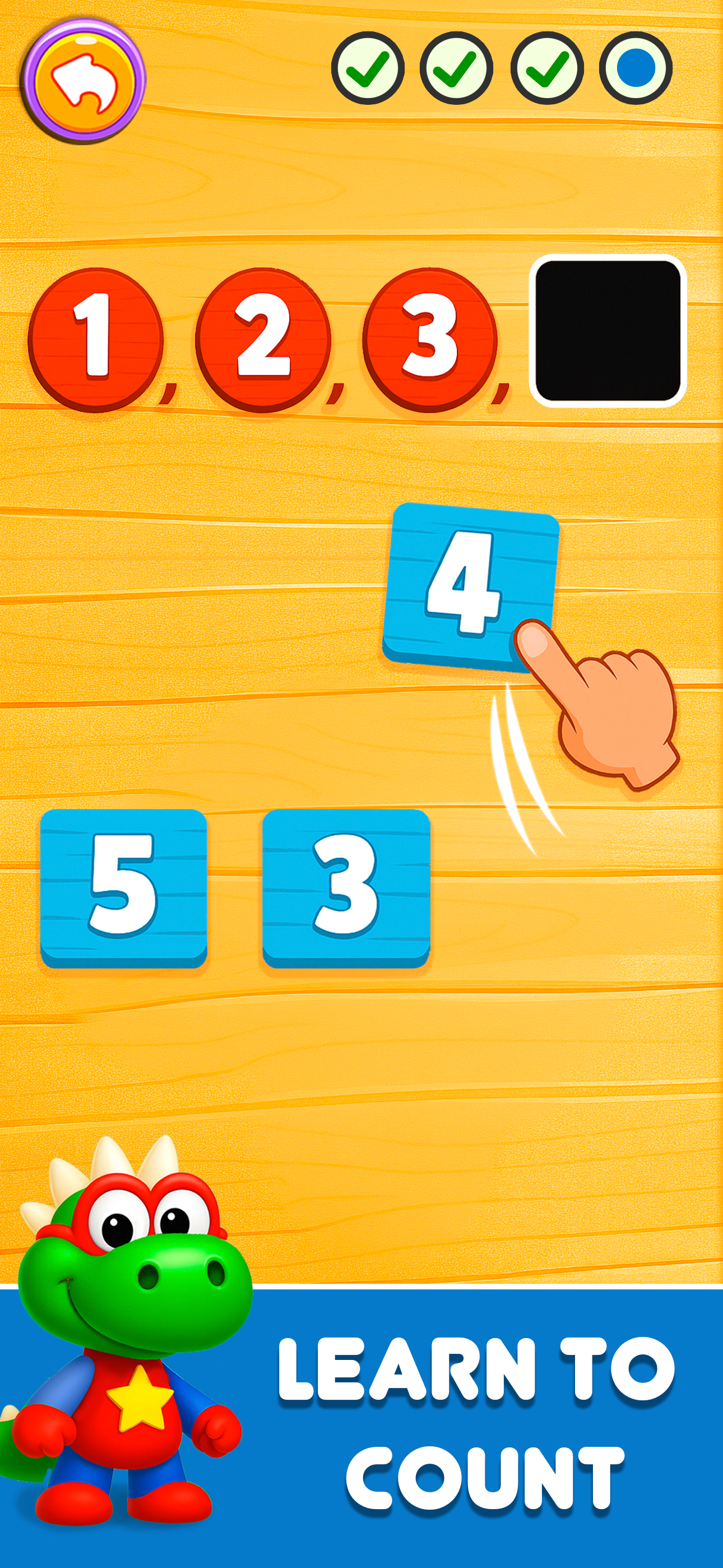 Counting Game & Addition: Dino